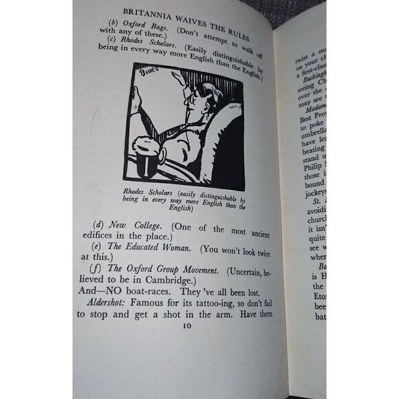 Britannia Waives the Rules, Confidential Guide to Customs, Manners & Habits 1934 - Picture 11 of 13